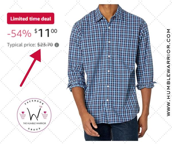 Men’s Slim-Fit Long-Sleeve Poplin Shirt