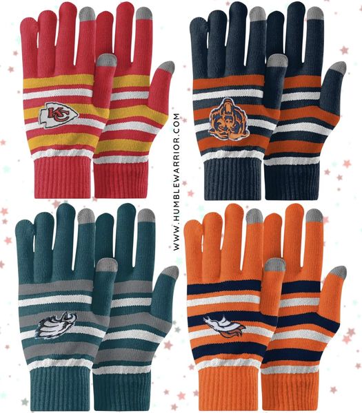 NFL unisex-adult NfFL Team Logo Stretch Gloves