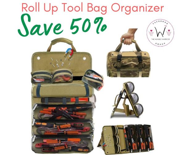 Roll Up Tool Bag Organizer