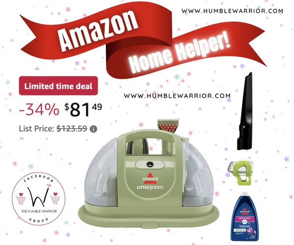 BISSELL Little Green Multi-Purpose Portable Carpet and Upholstery Cleaner