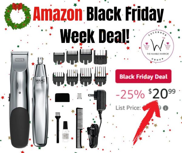 Wahl Groomsman Rechargeable Beard Trimmer kit