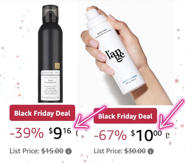 Two amazing savings on dry shampoos!