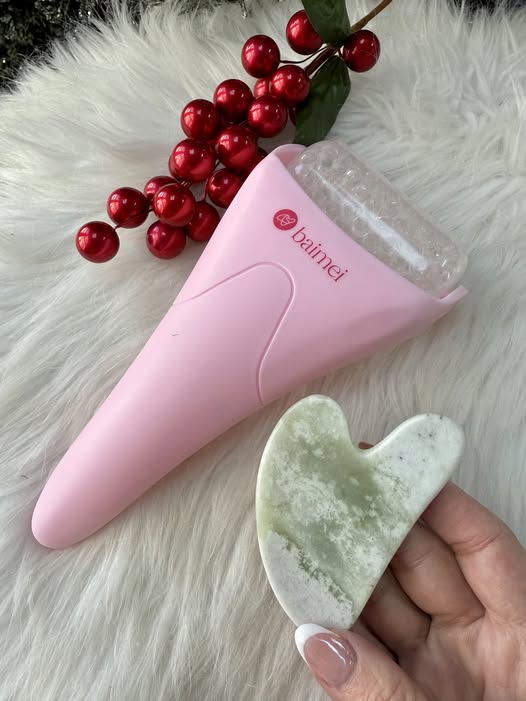 Ice Roller for Face Women and Gua Sha set
