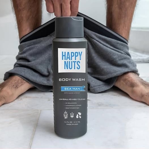 HAPPY NUTS Sea Man Body and Nut Wash
