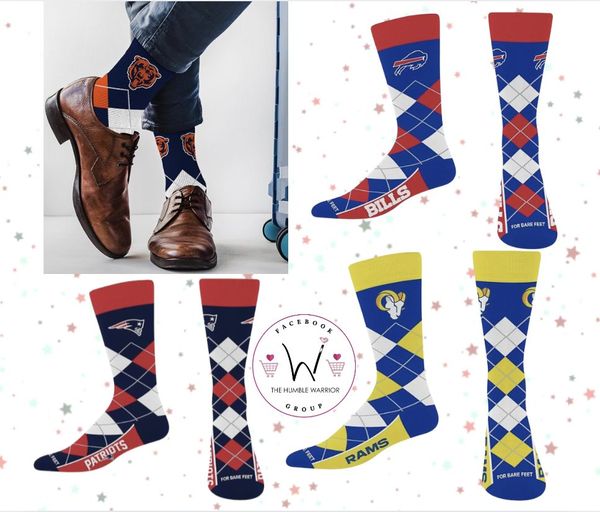 For Bare Feet Argyle Remix Dress Socks
