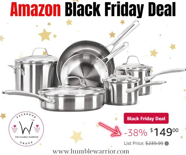 Calphalon Classic™ Stainless Steel 10-Piece Cookware Set