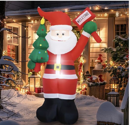6 FT Christmas Inflatable Santa Claus
