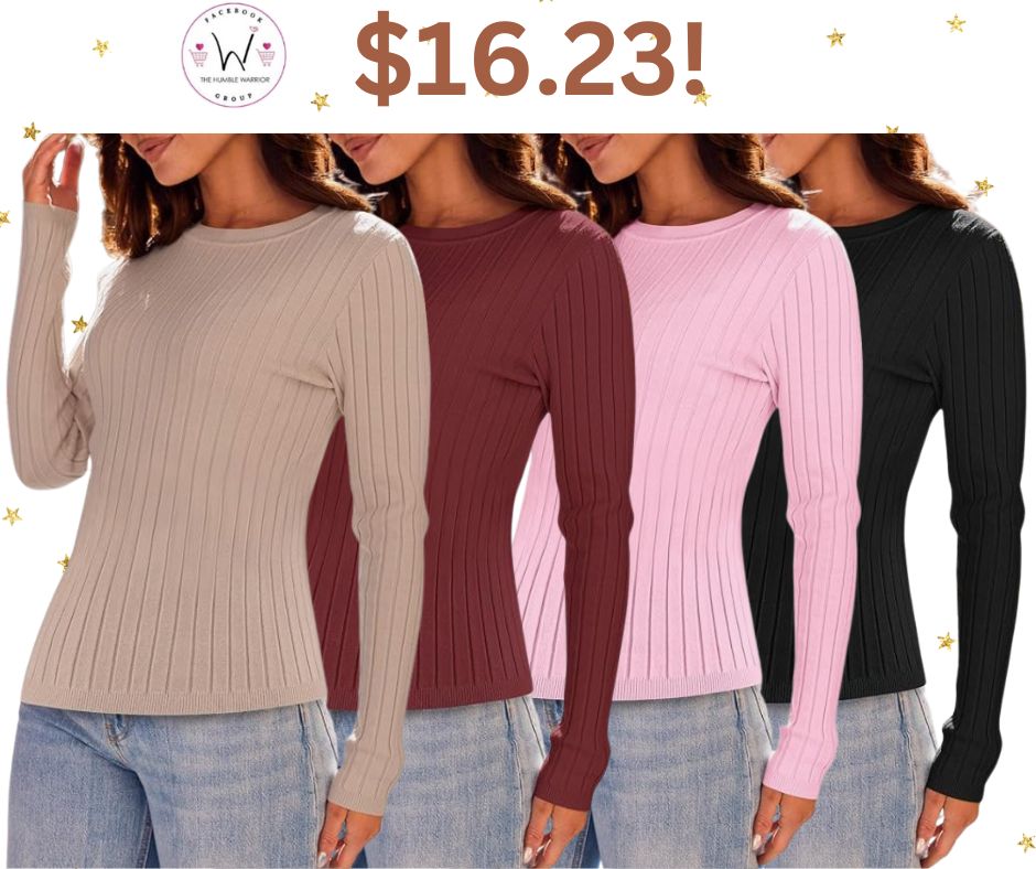Slim ribbed knit sweater form MEROKEETY!