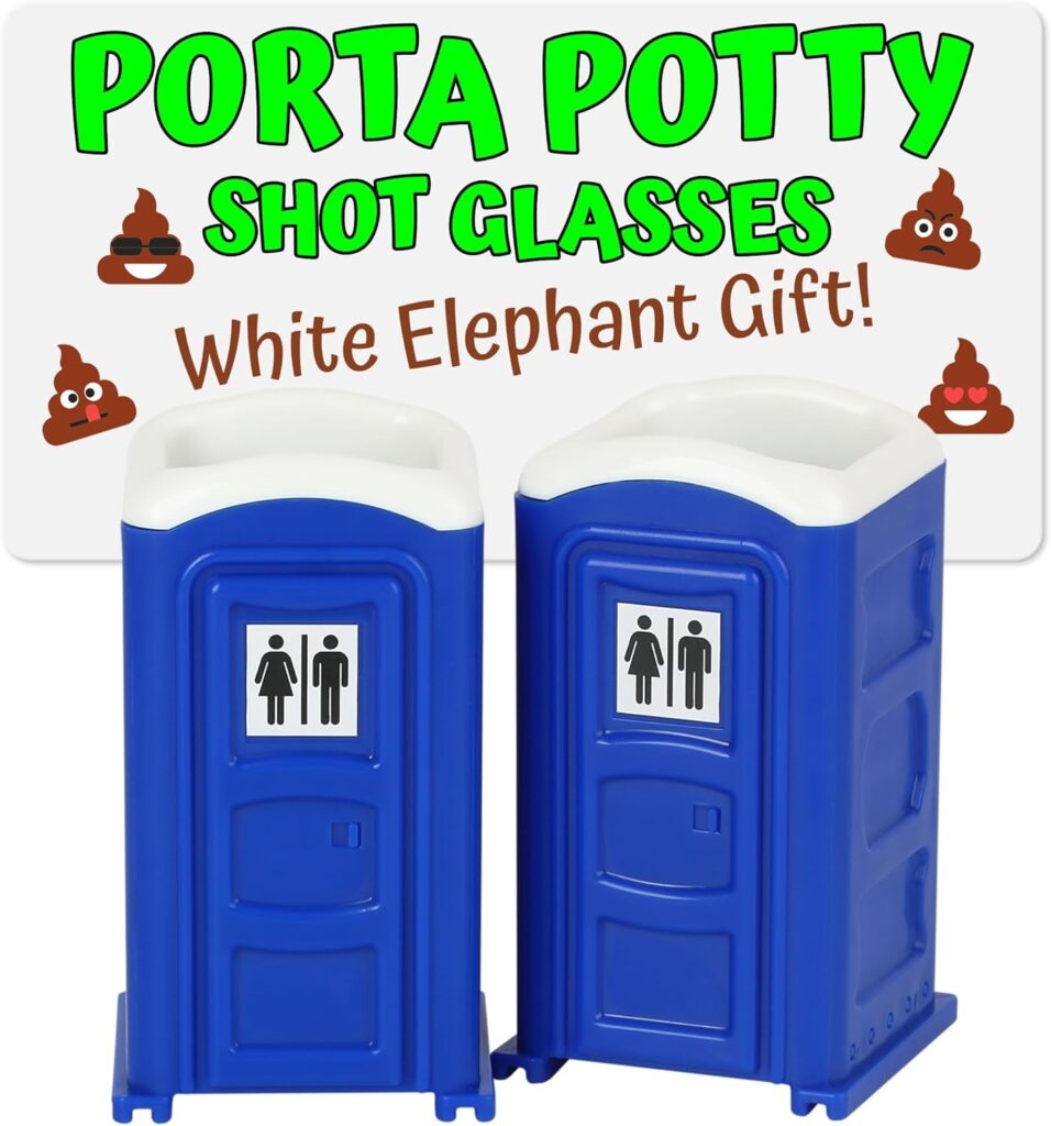 Porta Potty Shot Glasses