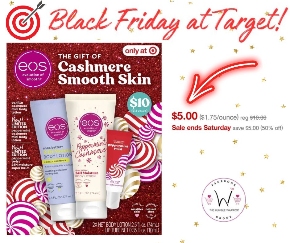 eos Cashmere Smooth Skin Holiday Gift Set!