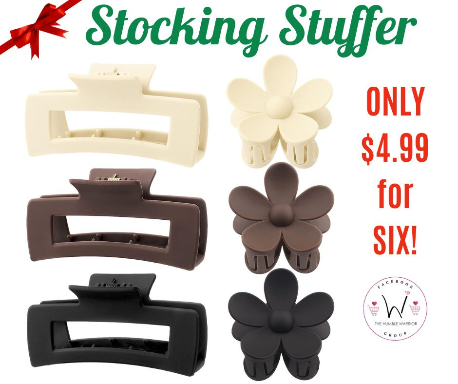 6-Pack Hair Clip Set