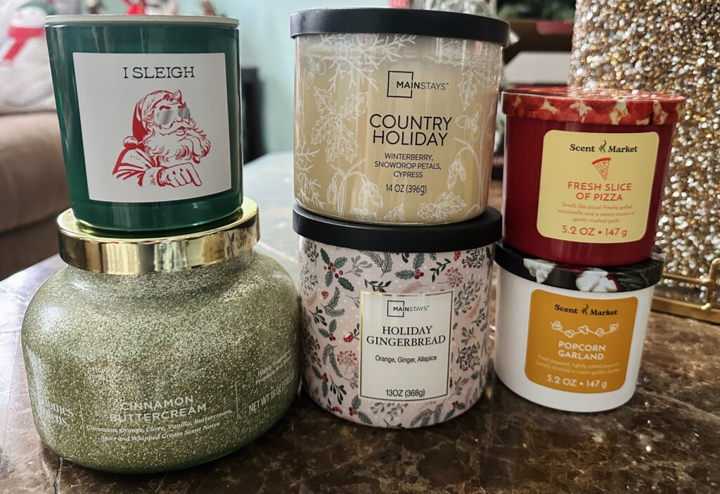 Walmart Holiday Candles!