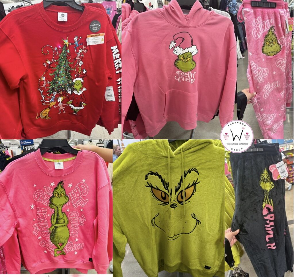 Grinch merch at Walmart!