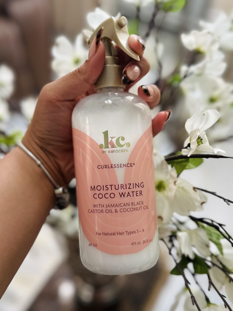 The KeraCare CurlEssence Moisturizing Coconut Water!