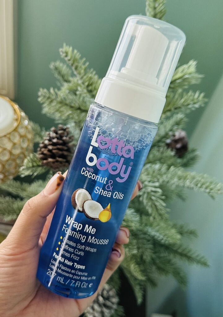 TikTok Viral Lottabody coconut oil & shea foaming curl mousse!