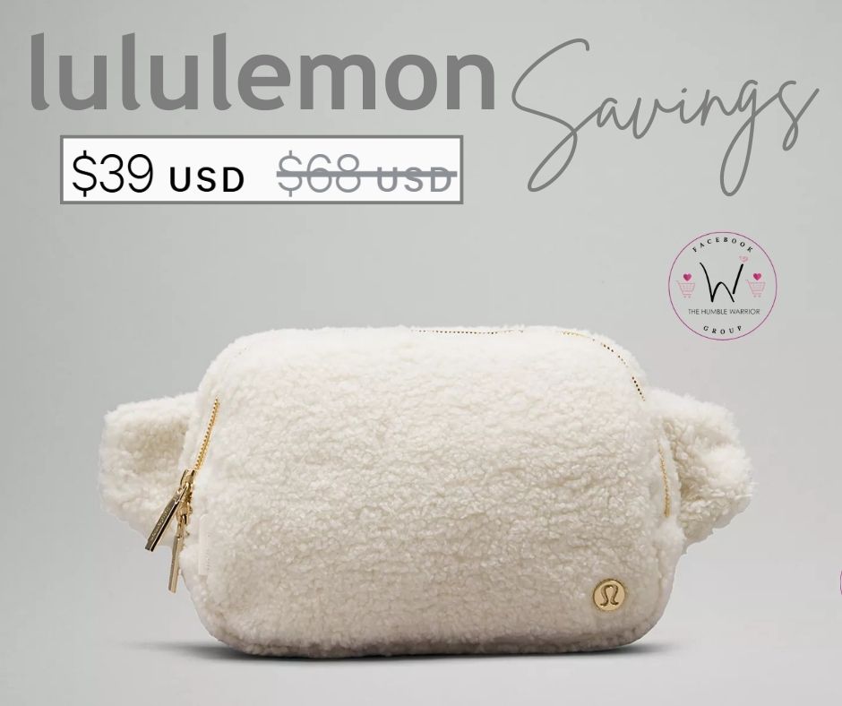 Lululemon fleece belt bag