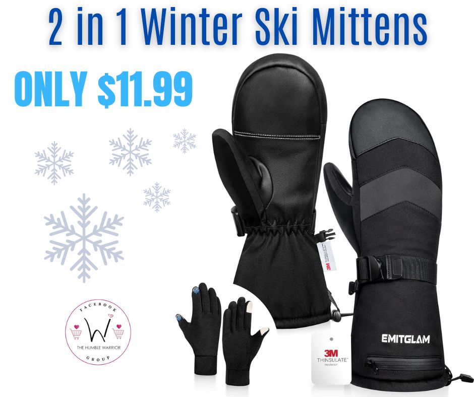 Winter Ski Mittens