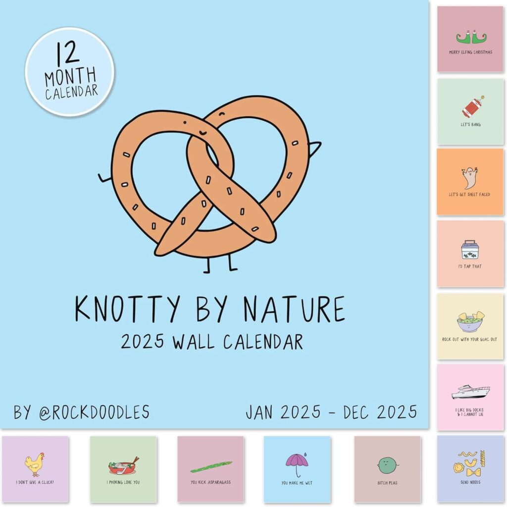 Knotty by Nature Adult Pun Calendar!
