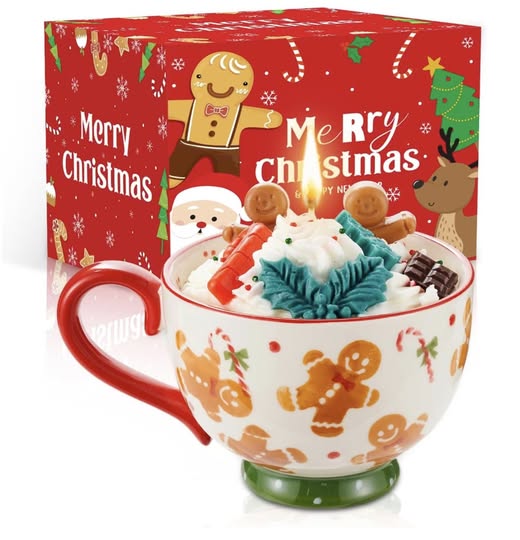adorable mug candle