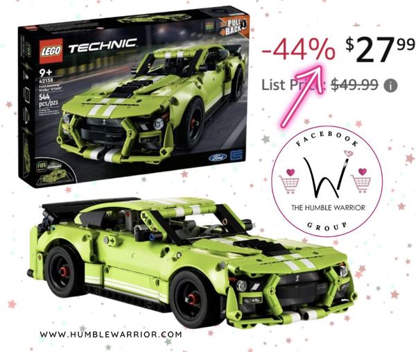 LEGO Technic Ford Mustang Shelby GT500 Building Set