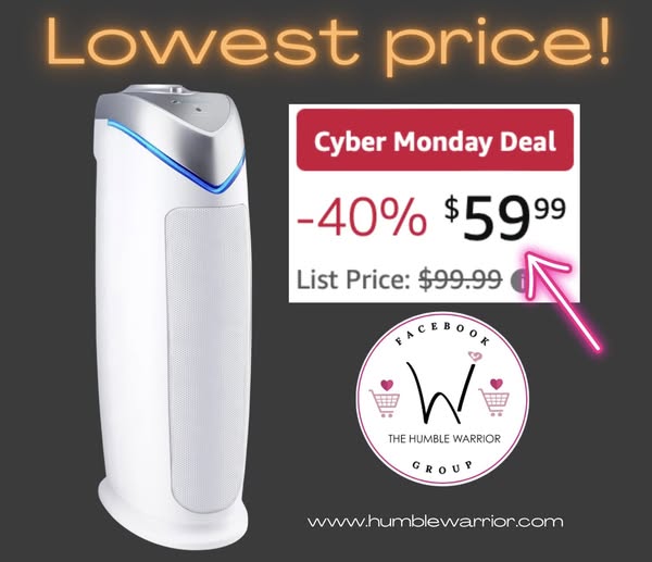GermGuardian Air Purifier with HEPA 13 Filter!