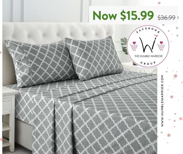 Lux Decor Collection four piece sheet sets!