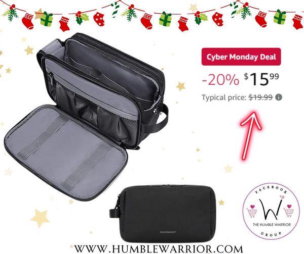 BAGSMART Toiletry Bag for Men