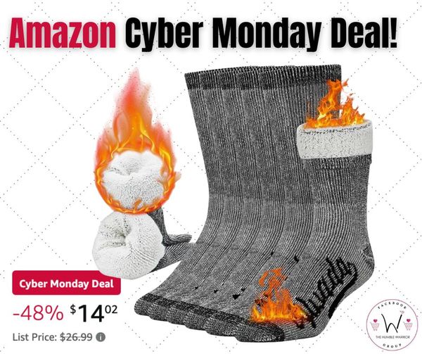 Thermal Warm Crew Winter Boot Sock For Men & Women