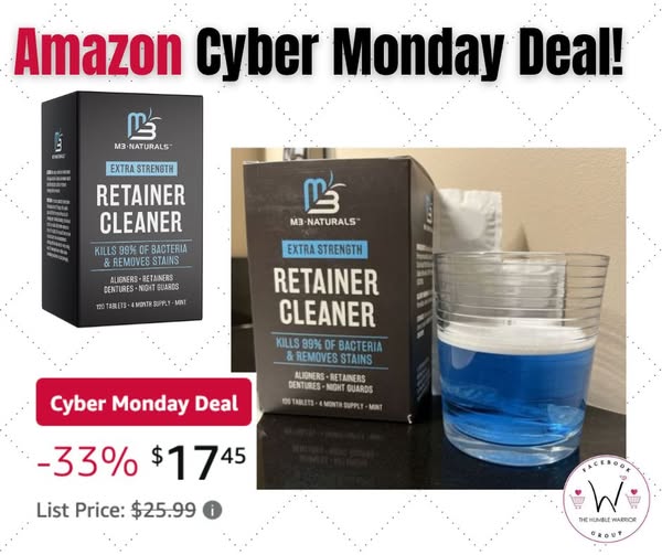 M3 Naturals Retainer and Denture Cleaner