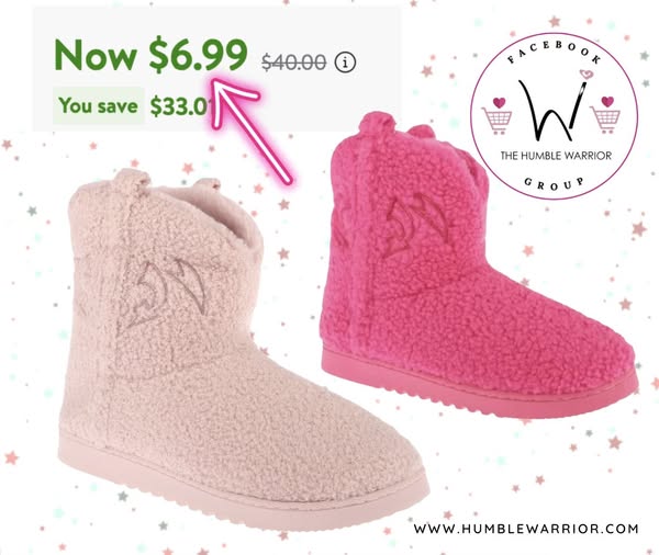 Women’s Western Cozy Slipper Bootie