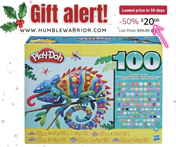 Play-Doh Wow 100 Bulk Modeling Compound Variety pack
