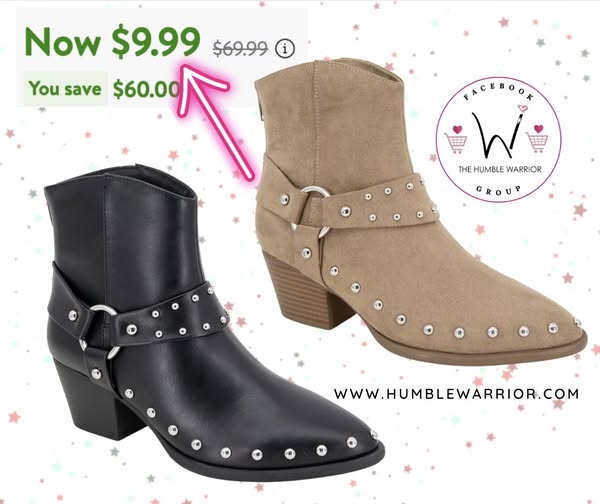 Portland Boot Company Arizona Western Studded Bootie
