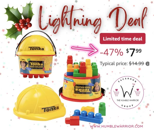 Builders, Hard Hat, Building Block and Bucket playset