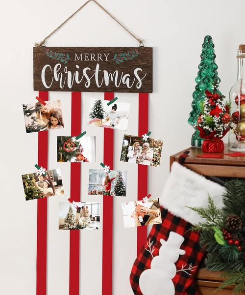 Christmas Card Holder Display