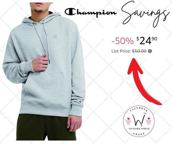 Champion Powerblend Fleece Comfortable Hoodie Sweatshirt for Men