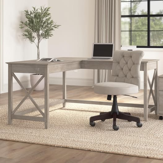 Bush Furniture Key West L Shaped Desk