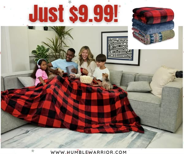Muk Luks Luxurious and Soft Extra Large family blanket