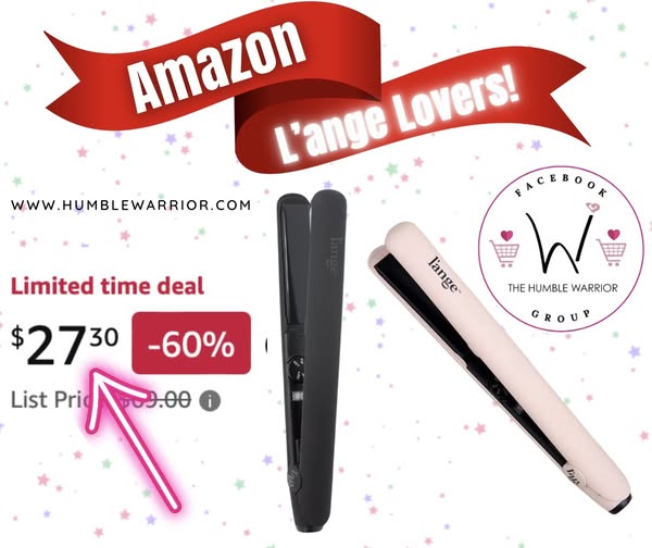 L’ANGE HAIR Le Ceramique 1-Pass Flat Iron Hair Straightener