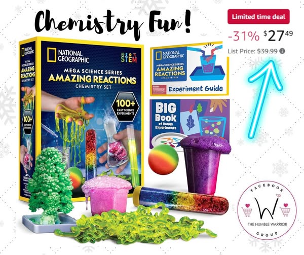 National Geographic Amazing Chemistry Set!