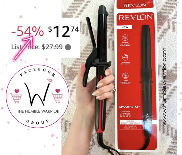 Revlon SmoothStay Coconut Oil-Infused Curling Iron!