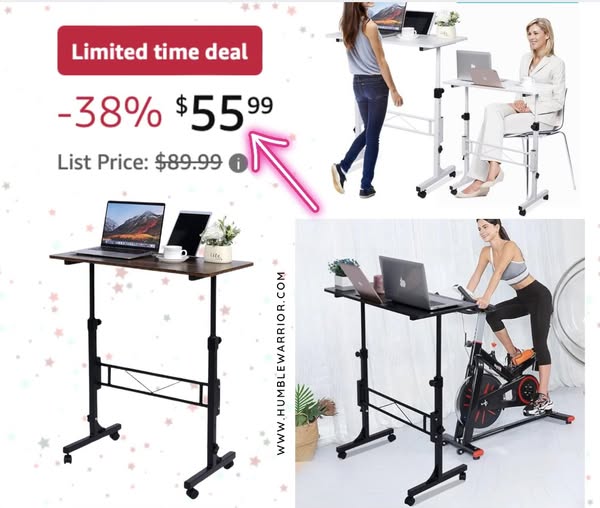 adjustable standing / stitting desk!