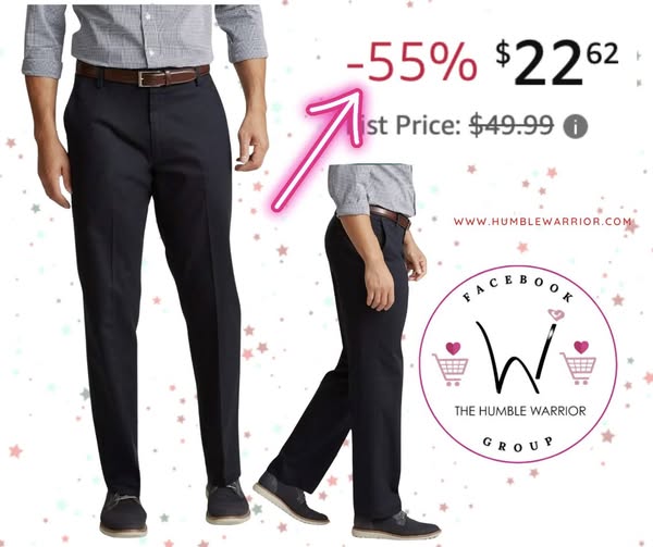 Dockers Men’s Classic Fit Signature Khaki Pants!