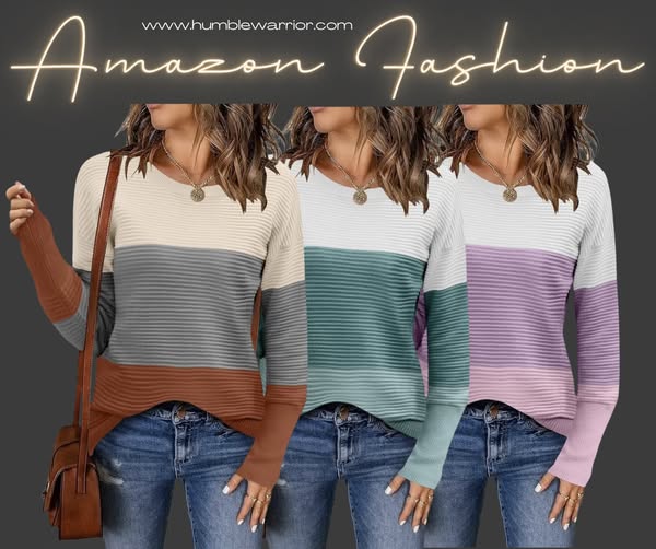 ribbed sweater from Zeagoo
