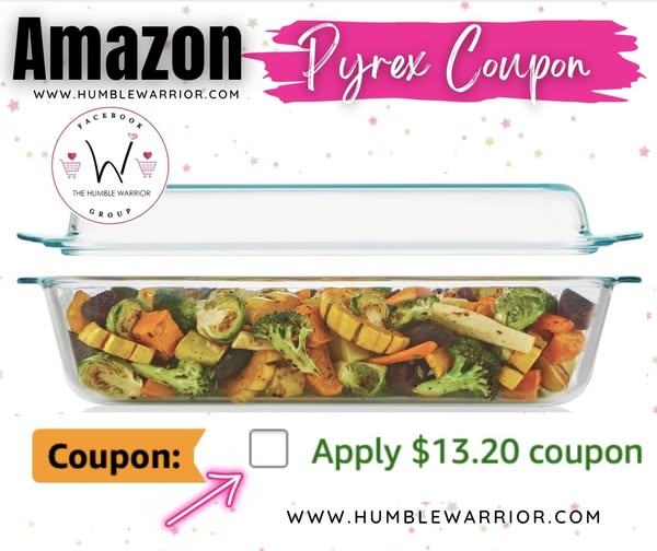 Pyrex Deep 5.2-Qt (9″x13″) 2-in-1 Glass Baking Dish