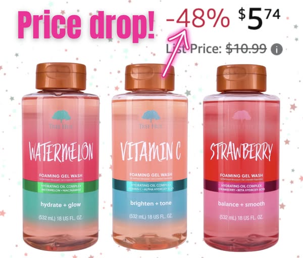 Tree Hut Nourishing & Moisturizing Foaming Gel Washes