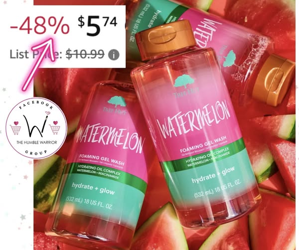 Watermelon Nourishing, Moisturizing & Hydrating Foaming Gel