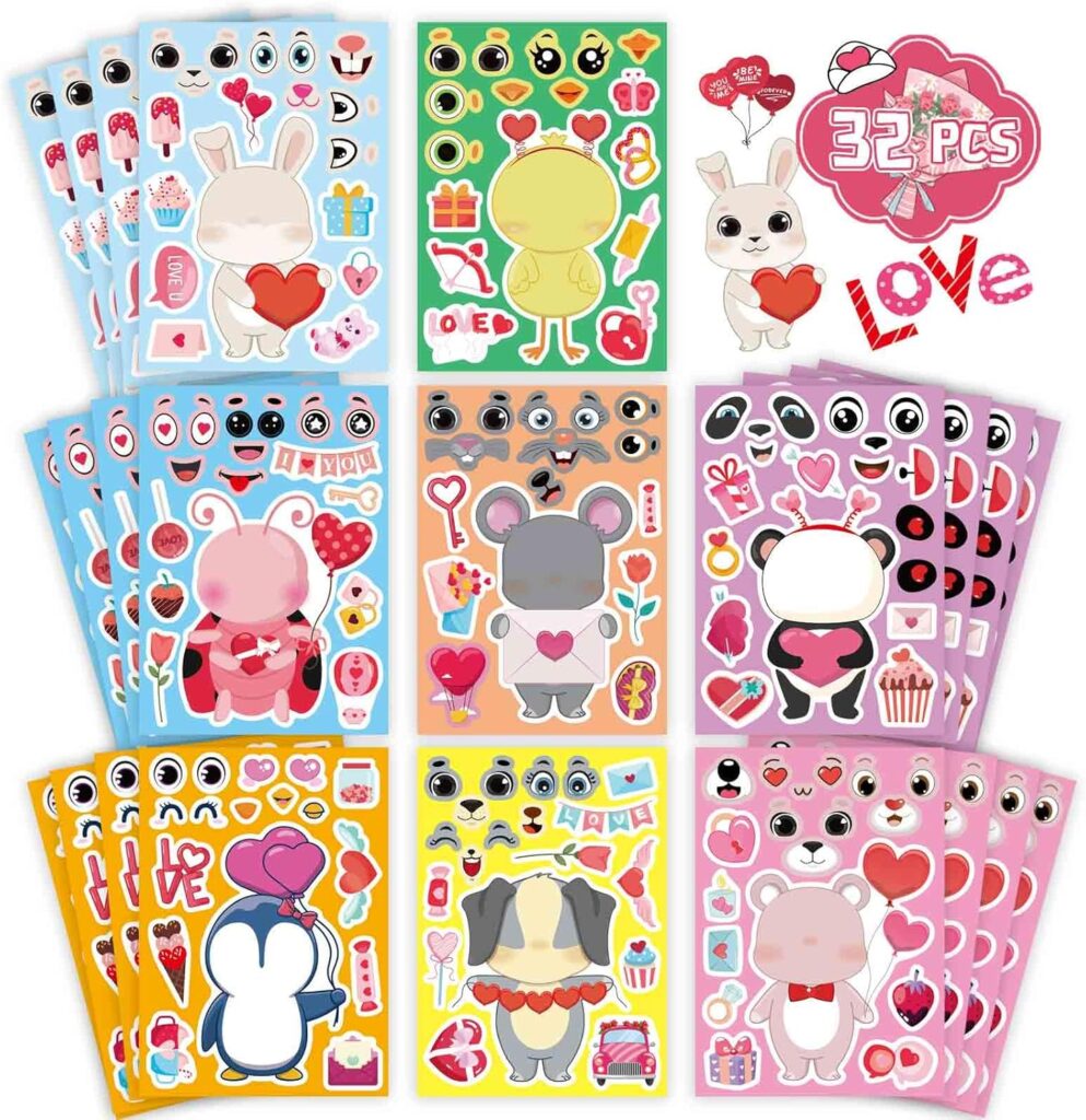 Valentine’s Day Sticker Sheets!