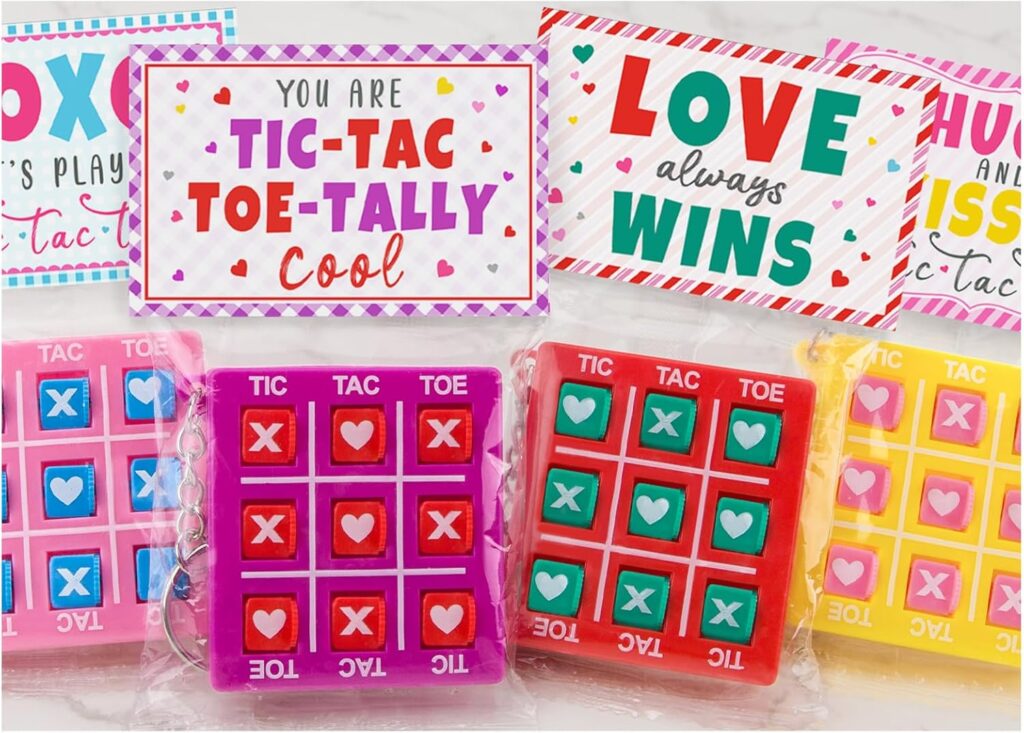 Valentine’s Day Tic Tac Toe Keychains!