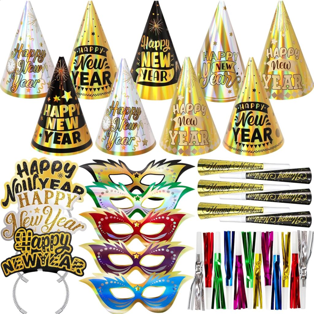 Gold & Silver New Year Party Set