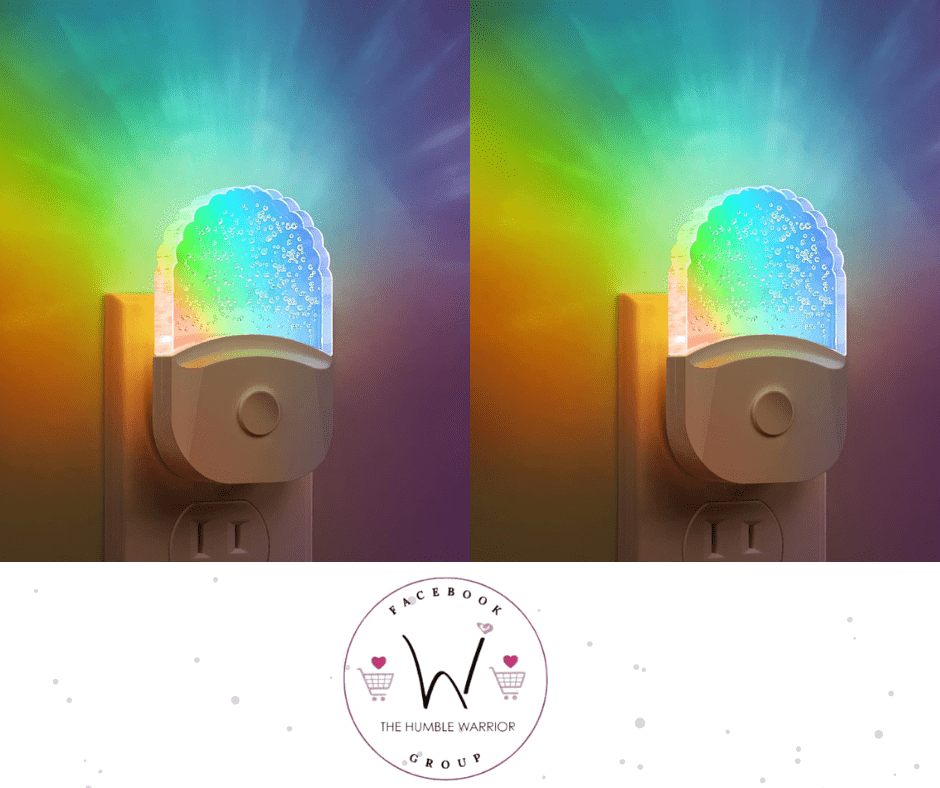 Set of 2 Rainbow colored NightLights